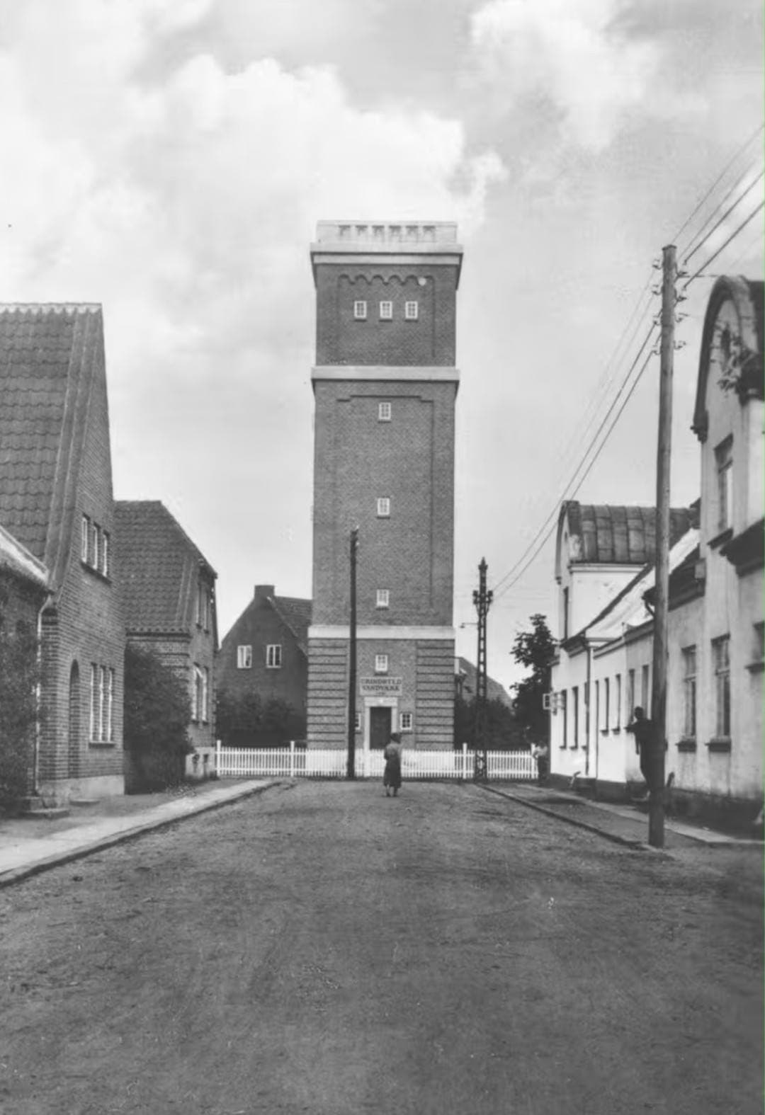 Grindsted Vandtårn ved opførelsen i 1931